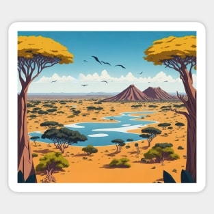 The Serengeti National Park Sticker